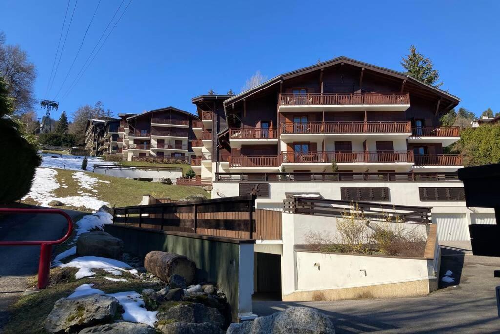 Appartement L'Edel - Vue Massif Mont-Blanc Saint-Gervais-les-Bains Exterior foto